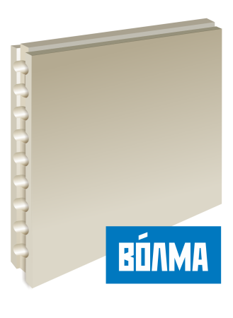 Плита пазогребневая гипсовая пустотелая ВОЛМА (ПГП), 80 мм 